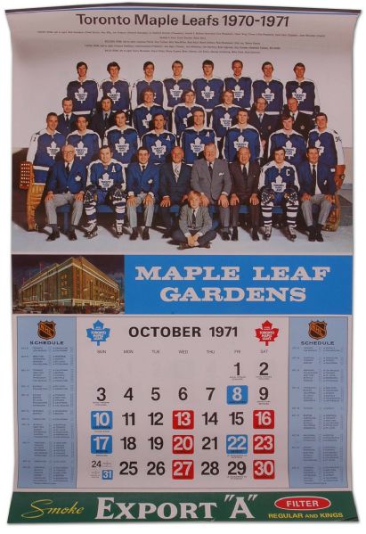 Maple Leaf Gardens Calendar Collection of 3