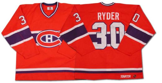 Michael Ryder Montreal Canadiens Pre-Season Game Worn Jersey