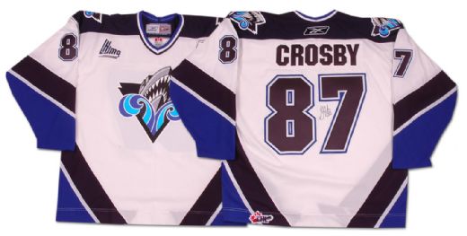 Sidney Crosby Autographed Rimouski Oceanic Jersey