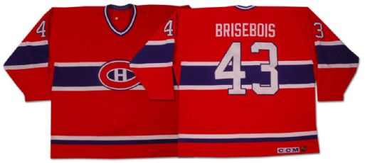 Patrice Brisebois 1996-97 Montreal Canadiens Game Worn Jersey