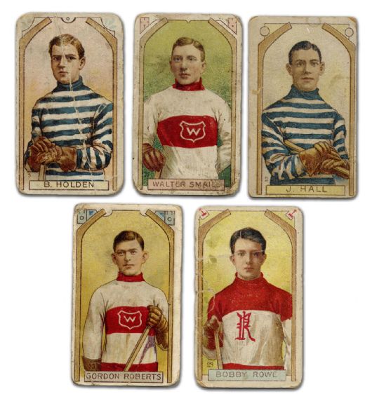 1911-12 C55 Card Lot of 6 Including KSA-5 Frank Glass #34