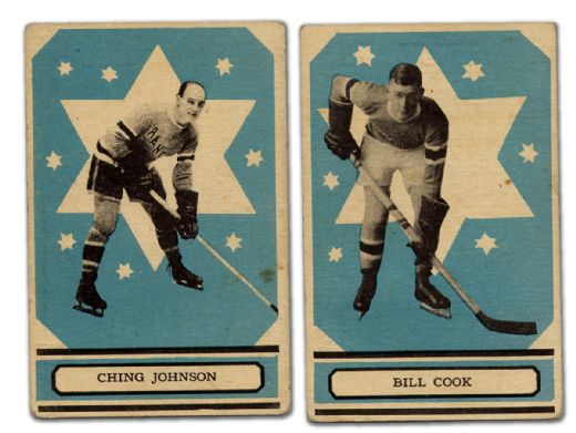 1933-34 O-Pee-Chee Cards of Bill Cook & Ching Johnson