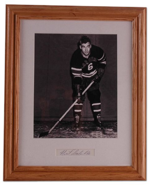 Neil Colville Photograph and Autograph Framed Display (13” x 16”)