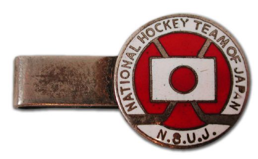Vintage National Hockey Team of Japan Tie Clip