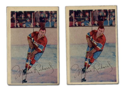 1950s Sports Card Lot Including 52-53 Rocket Richard x 2