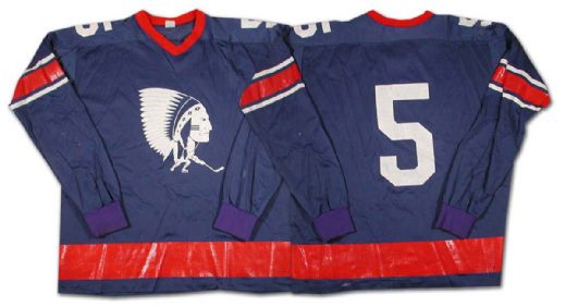 1970’s AHL Springfield Indians Game Worn Jersey