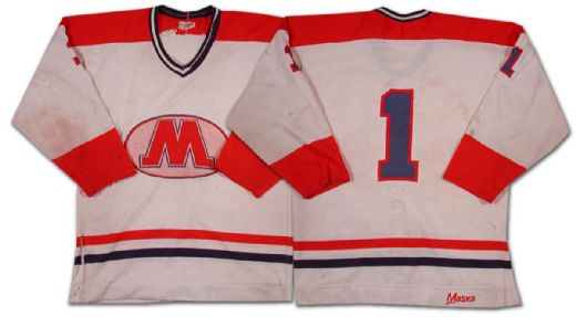 Older QMJHL Montreal Juniors Game Worn Goalie’s Jersey