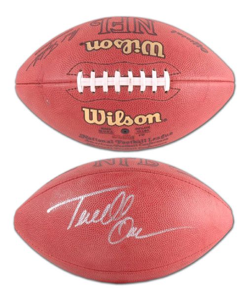 Terrel Owens Autographed Official NFL Football