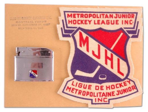 1960’s Montreal MJHL Crest & Lighter