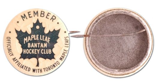 1940’s Quaker Oats Maple Leaf Bantam Hockey Club Pin