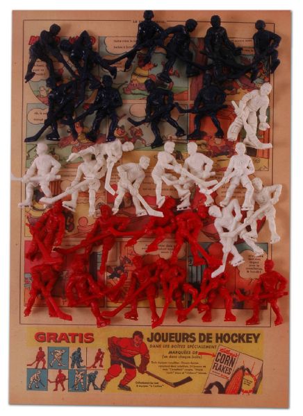 1950’s Kellogg’s Cereal Hockey Player Collection of 30