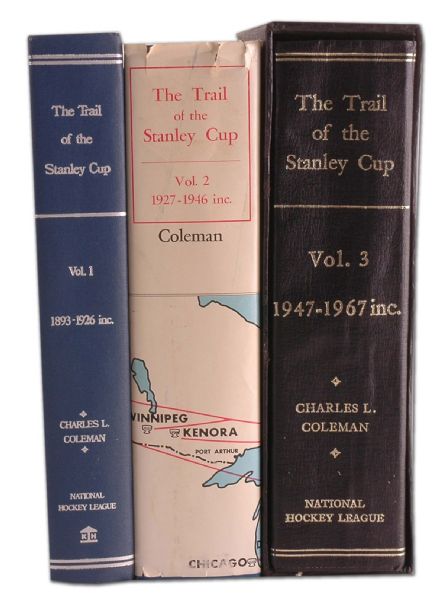 The Trail of the Stanley Cup Three Volume Set