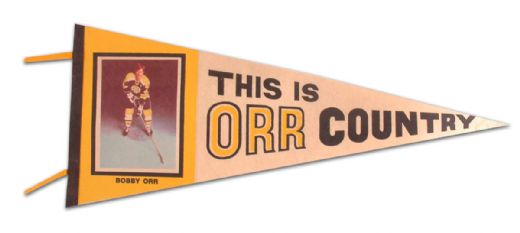1970’s Bobby Orr “This is Orr Country” Pennant