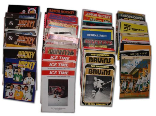 WCHL & WHL Program, Guide & Yearbook Collection of 150+