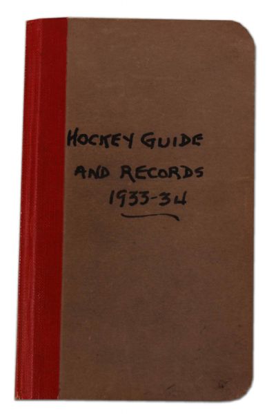 1933-34 NHL Guide and Record Book