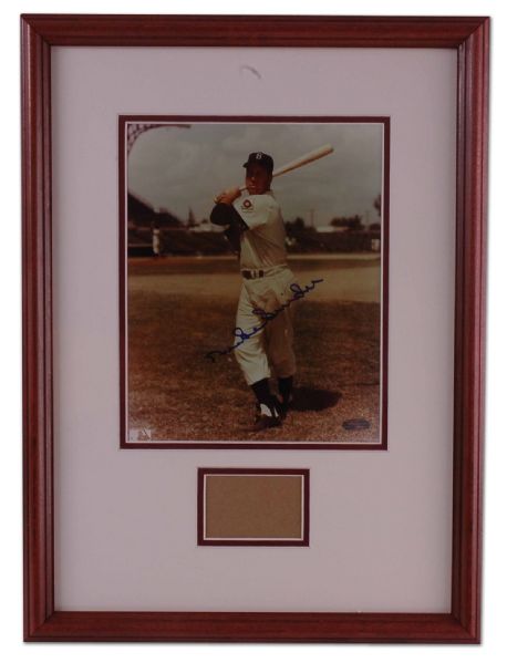 Duke Snider Autographed Framed Photo Display (14” x 19”)
