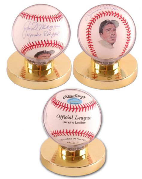 Joe Dimaggio “Yankee Clipper” Autographed Baseball