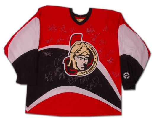 2005-06 Ottawa Senators Team Signed Jersey