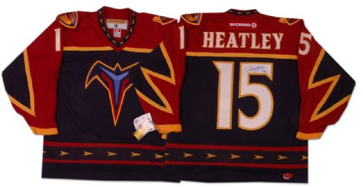 Dany Heatley Autographed Atlanta Thrashers Jersey