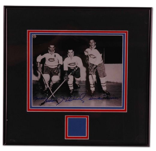 Richard Bros & Moore Autographed Framed Photo Display (15” x 16”)