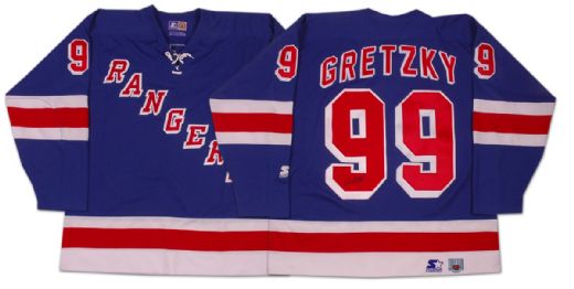 Wayne Gretzky Autographed New York Rangers Jersey