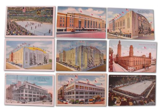 Hockey Arena Postcard Collection of 22