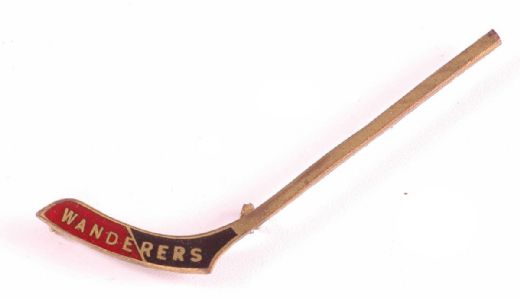 Montreal Wanderers Hockey Stick Pin