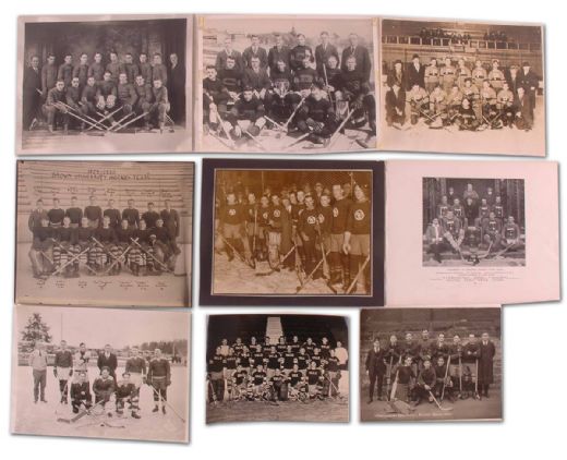 Vintage Hockey Team Photo Collection of 21