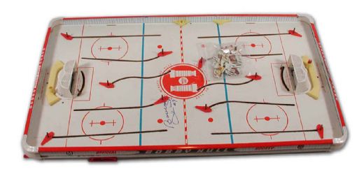 1960s "Bobby Hull Canadian Hockey" Autographed Game with Box