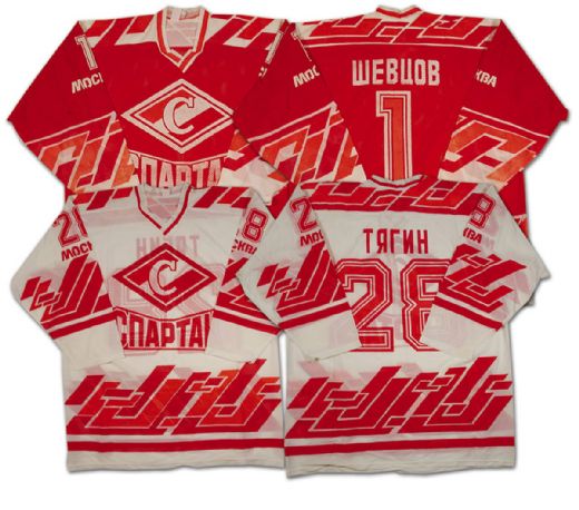 Collection of 2 Russian Spartak Jerseys