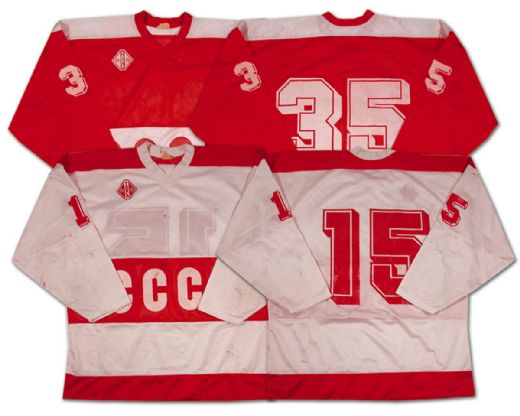 Collection of 2 Soviet National Team Jerseys