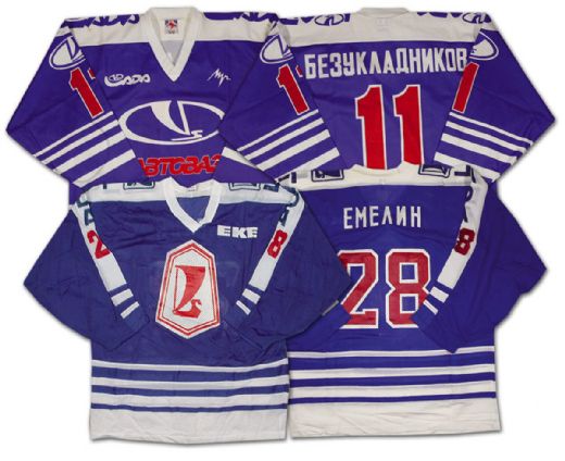 Collection of 2 Lada Jerseys
