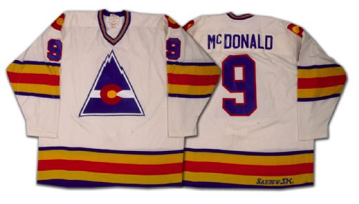 1980-81 Lanny McDonald Colorado Rockies Game Worn Jersey