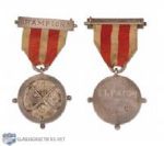 Tom Patons 1885 Montreal AAA Championship Medal Earliest Known Hockey Award