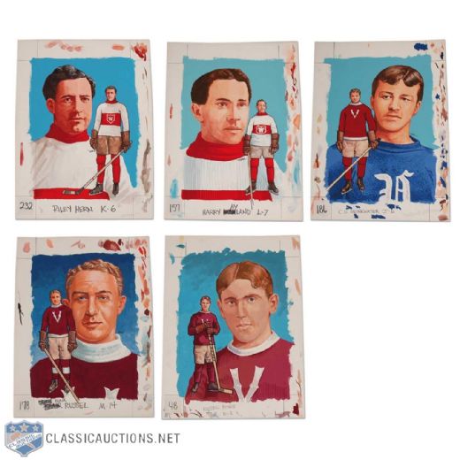 Montreal Wanderers & Victorias Hall of Fame Original Artwork Collectionby Mac