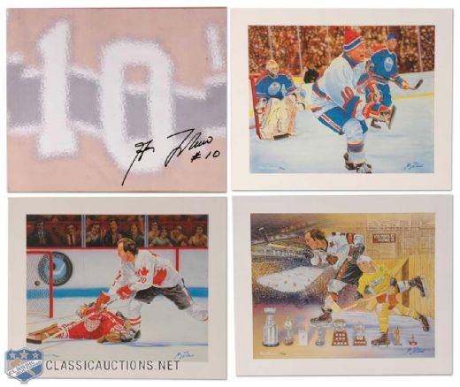 Guy Lafleur Limited Edition Autographed Giclee Collection of 10