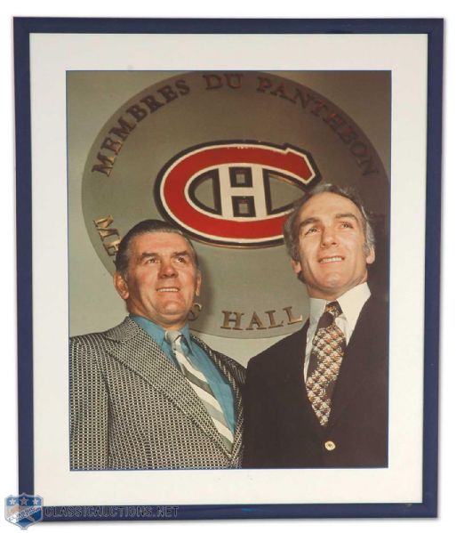 Special Framed Photo of Henri & Maurice Richard