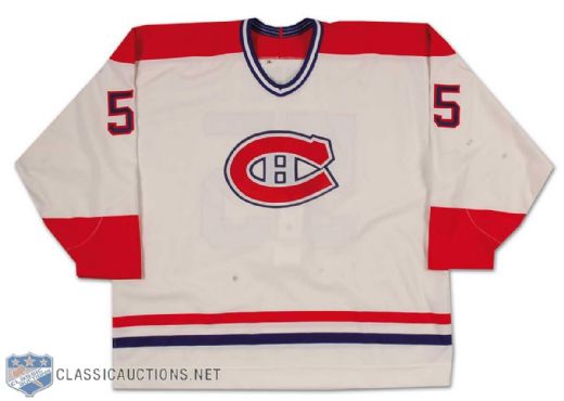 Tony Prpic Mid-1990s Montreal Canadiens Team Issued Home Jersey