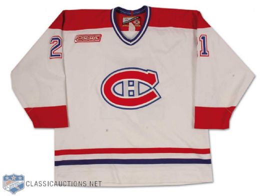 Barry Richter 1999-2000 Montreal Canadiens Game Worn Home Jersey