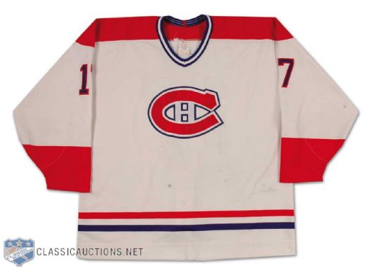 Sankoff Mid-1990s Montreal Canadiens Pre-Season Game Worn Home Jersey