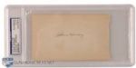 Original Howie Morenz Autograph with PSA/DNA Authentication