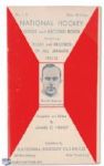 1932-33 Guide & Record Book Featuring Howie Morenz