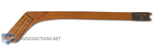 Rare Howie Morenz Memorial Mini Stick