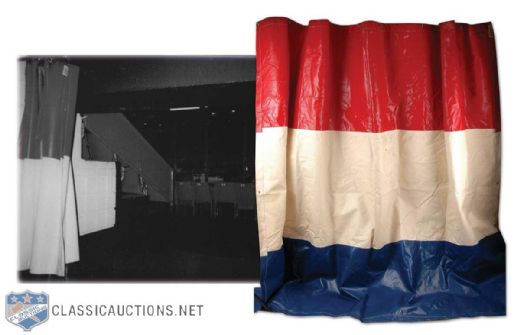 Montreal Forum Red, White & Blue Curtain
