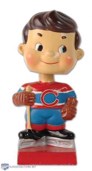 1960s Montreal CanadiensBobbing Head Doll