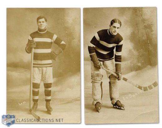 Amazing 1910-11 Ottawa Senators Real Photo Postcard Collection of 9
