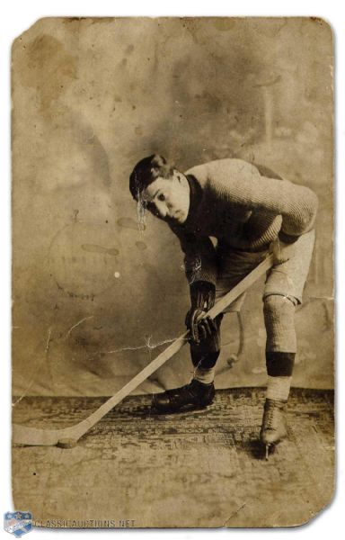 1908 Edouard Newsy Lalonde Real Photo Postcard