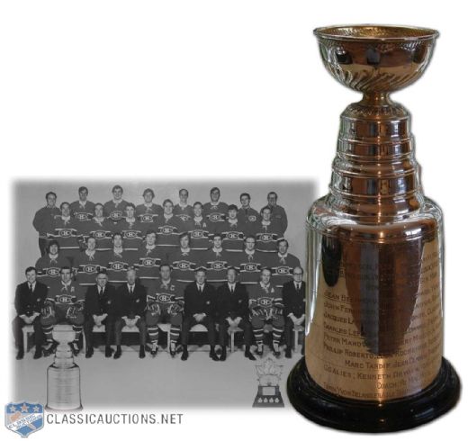 1970-71 Montreal Canadiens Stanley Cup Championship Trophy