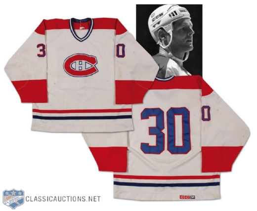 1980s Chris Nilan Montreal Canadiens Game Worn Jersey