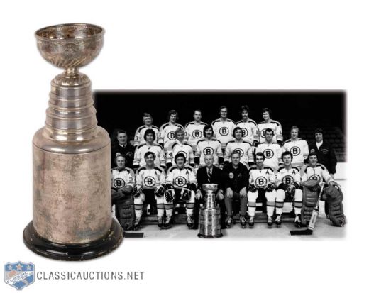 Johnny Bucyks 1971-72 Boston Bruins Stanley Cup Championship Trophy (13)
